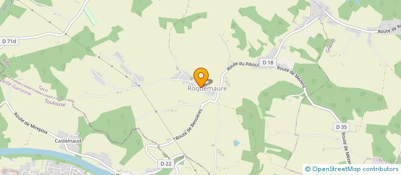 localisation de l'entreprise BERGAM  ROQUEMAURE