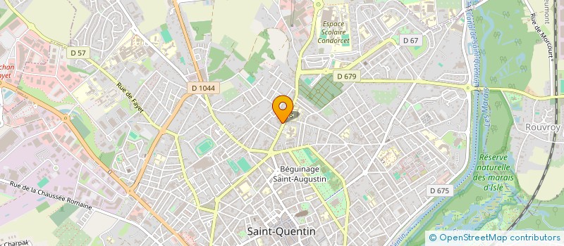 localisation de l'entreprise BERGAME à SAINT-QUENTIN