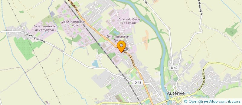 localisation de l'entreprise BERGAMIN ET FILS à AUTERIVE