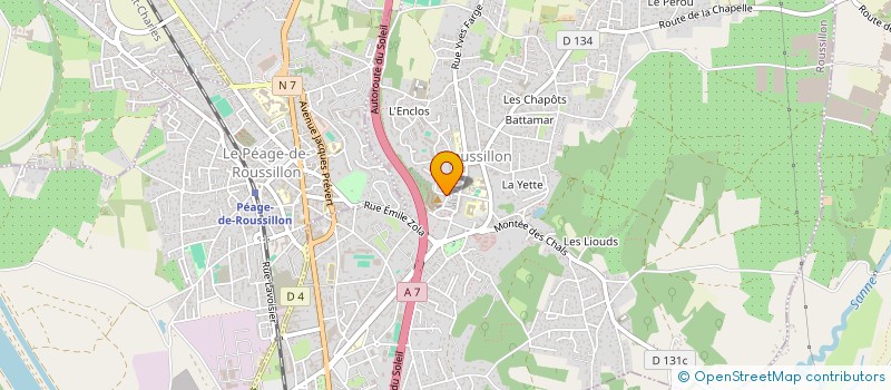 localisation de l'entreprise BERGAMO  ANJOU