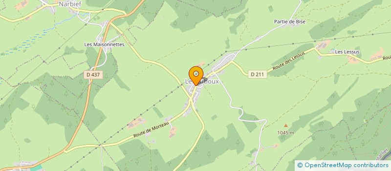 localisation de l'entreprise BERGAMOTE  LE BARBOUX