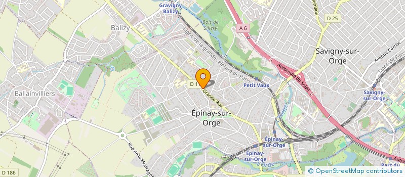 localisation de l'entreprise BERGASSOL  EPINAY-SUR-ORGE