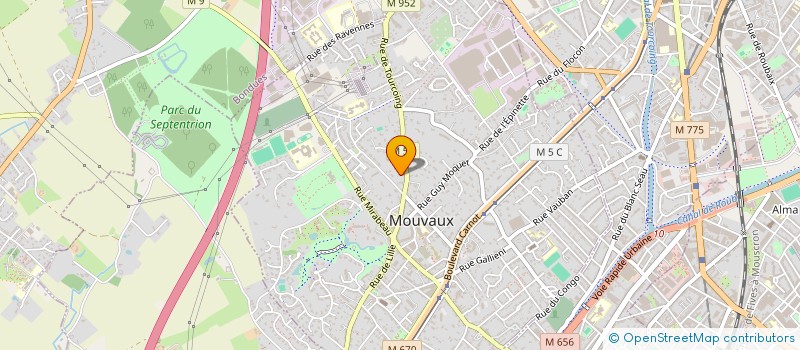 localisation de l'entreprise BERGAVER à MOUVAUX