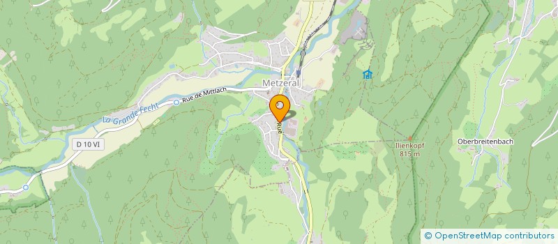 localisation de l'entreprise BERGBROCHEN  METZERAL