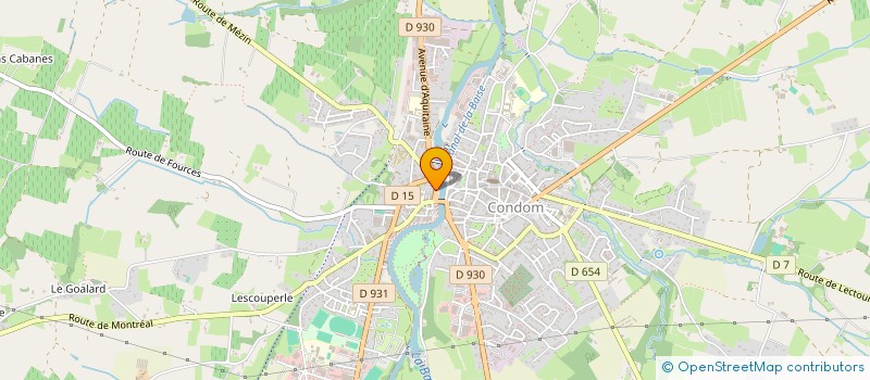 localisation de l'entreprise BERGE DE LONGPRE & CIE à CONDOM
