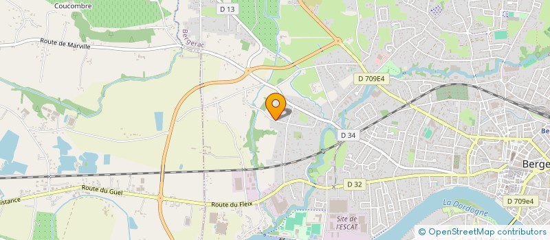 localisation de l'entreprise BERGE ET RAC  BERGERAC