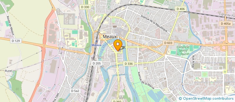 localisation de l'entreprise BERGEDIS à MEAUX