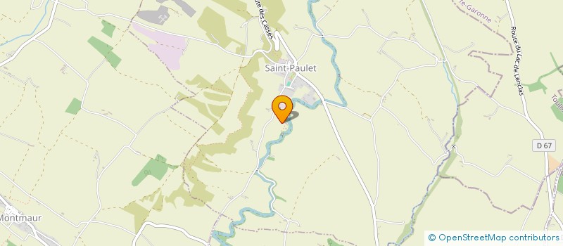 localisation de l'entreprise BERGENS  SAINT-PAULET