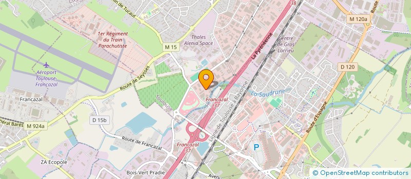 localisation de l'entreprise BERGEON ET ASSOCIES à TOULOUSE