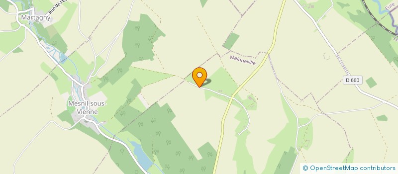 localisation de l'entreprise BERGEON TRAITEUR  MAINNEVILLE