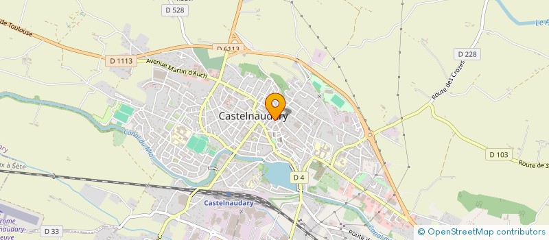 localisation de l'entreprise BERGER  CASTELNAUDARY