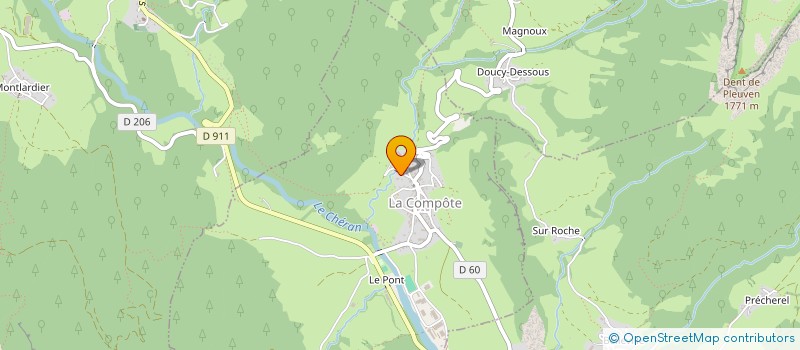 localisation de l'entreprise BERGER  LA COMPOTE