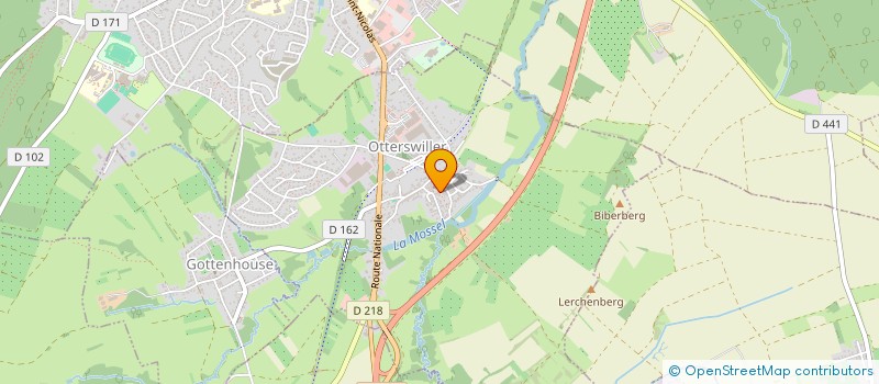 localisation de l'entreprise BERGER  OTTERSWILLER