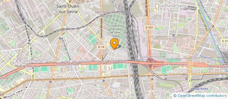 localisation de l'entreprise BERGER ALBALATE à SAINT-OUEN-SUR-SEINE