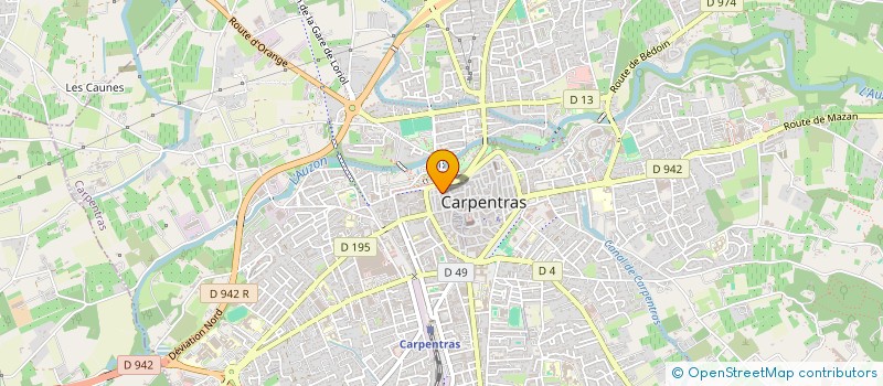 localisation de l'entreprise BERGER CONSEIL  CARPENTRAS