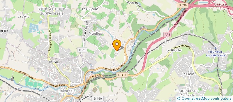 localisation de l'entreprise BERGER DEVELOPPEMENT à SAVIGNY
