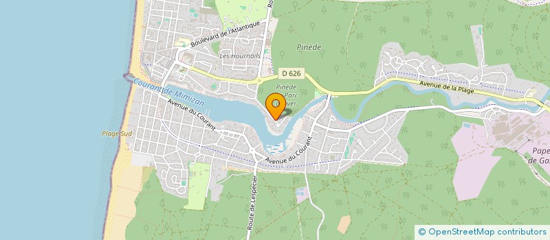 localisation de l'entreprise BERGER'ELEC  SAINT-PAUL-EN-BORN