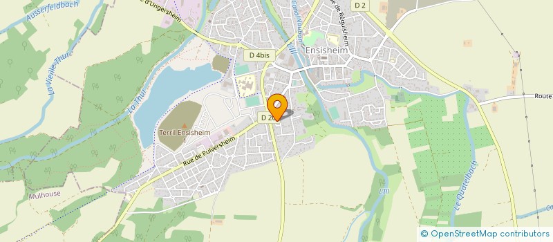 localisation de l'entreprise BERGER ET ASSOCIES SARL à ENSISHEIM