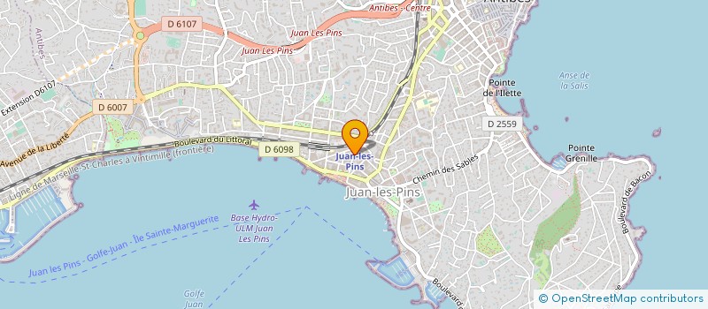 localisation de l'entreprise BERGER FONCIERE & CO à ANTIBES