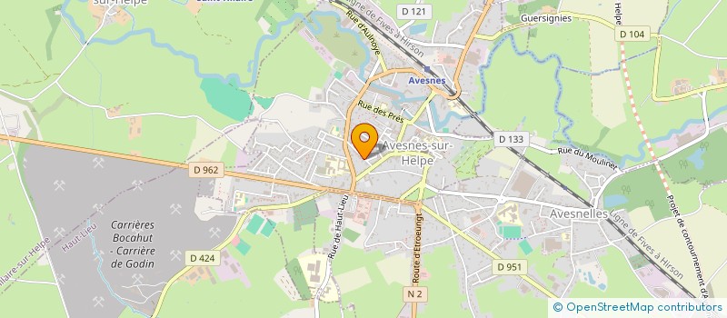 localisation de l'entreprise BERGER INVESTISSEMENT  AVESNES-SUR-HELPE