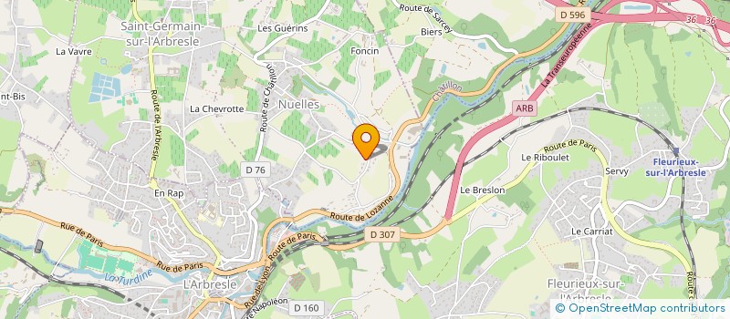 localisation de l'entreprise BERGER INVESTISSEMENTS  SAVIGNY