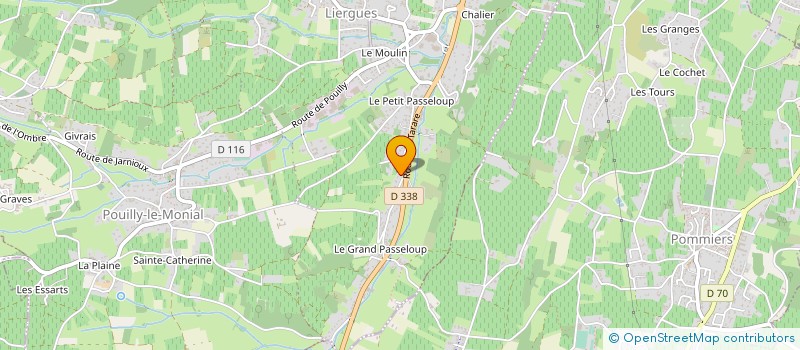 localisation de l'entreprise BERGER JOMAIN  PORTE DES PIERRES DOREES