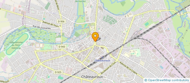 localisation de l'entreprise BERGER M. EDITIONS à CHATEAUROUX