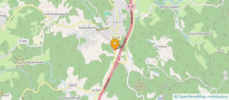 localisation de l'entreprise BERGER-PERICHON à RAZES