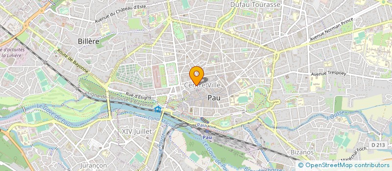 localisation de l'entreprise BERGER RETAIL SPORTS  PAU