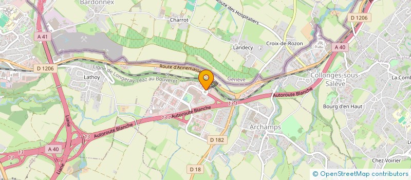 localisation de l'entreprise BERGER-WORLD  ARCHAMPS