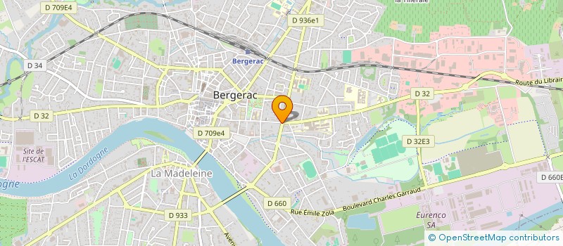 localisation de l'entreprise BERGERAC48 à BERGERAC