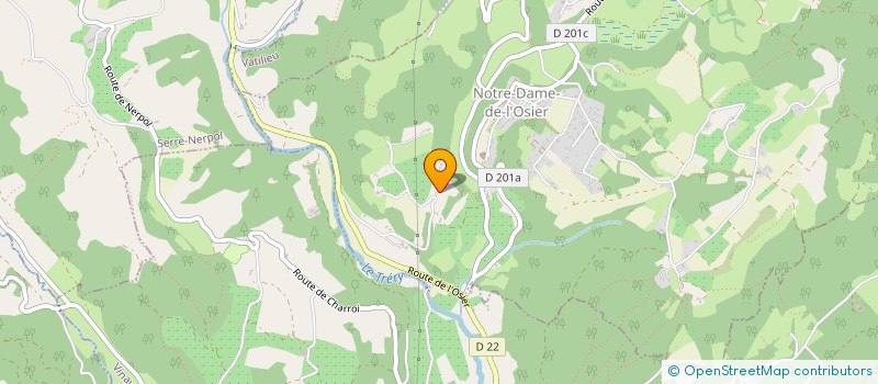 localisation de l'entreprise BERGERAND SYLVAIN à NOTRE-DAME-DE-L'OSIER