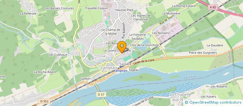 localisation de l'entreprise BERGERARD PERE ET FILS  CINQ-MARS-LA-PILE