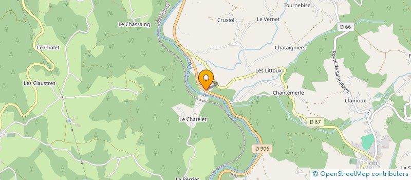localisation de l'entreprise BERGERARD SAS à JOB
