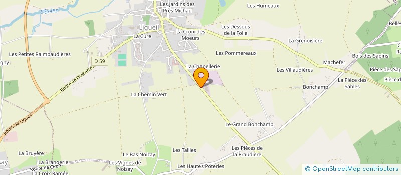 localisation de l'entreprise BERGERAULT PERCUSSIONS CONTEMPORAINES  LIGUEIL