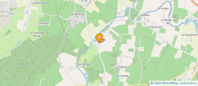 localisation de l'entreprise BERGERE PLATRERIE à BRISSAC LOIRE AUBANCE