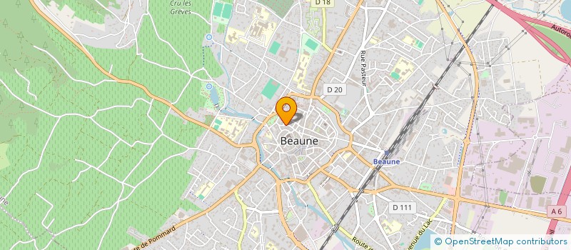 localisation de l'entreprise BERGERET ET ASSOCIES à BEAUNE