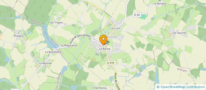 localisation de l'entreprise BERGERET JULIEN à LESSARD-EN-BRESSE