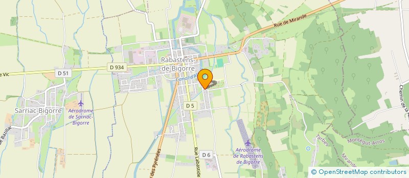 localisation de l'entreprise BERGERET MAXIME, NOTAIRE  RABASTENS-DE-BIGORRE