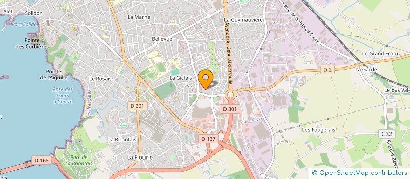 localisation de l'entreprise BERGERIE à SAINT-MALO
