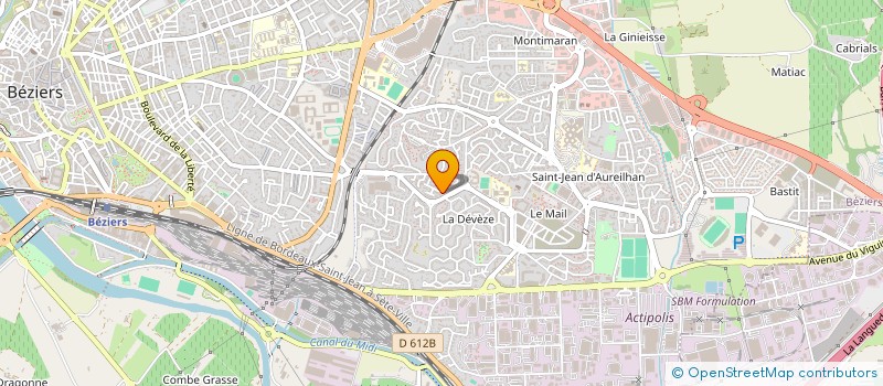 localisation de l'entreprise BERGERIE BELOUALI  BEZIERS