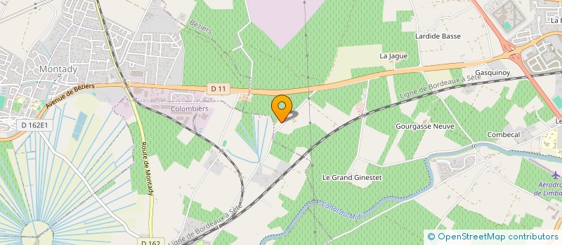 localisation de l'entreprise BERGERIE BITERROISE  BEZIERS