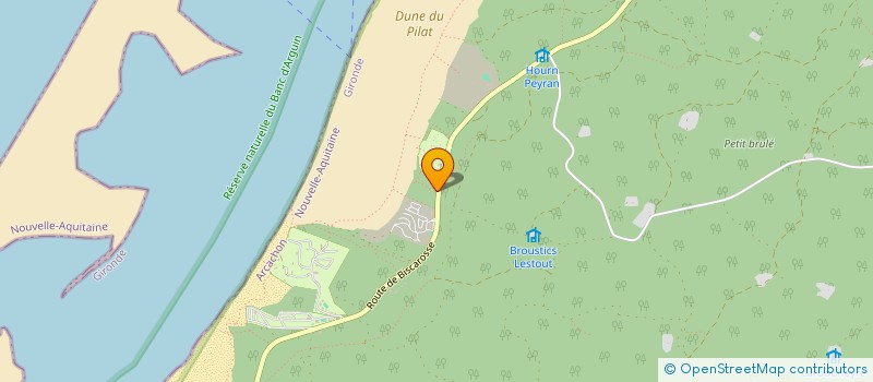 localisation de l'entreprise BERGERIE DE BERNAZAOU  LA TESTE-DE-BUCH