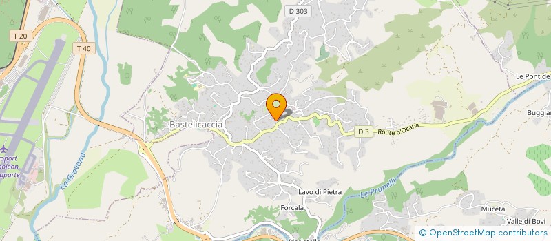 localisation de l'entreprise BERGERIE DE L'ALIVETTU à BASTELICACCIA