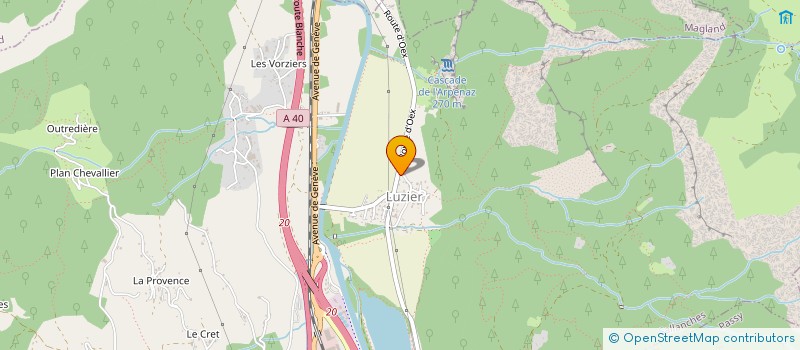 localisation de l'entreprise BERGERIE DE WARENS  SALLANCHES