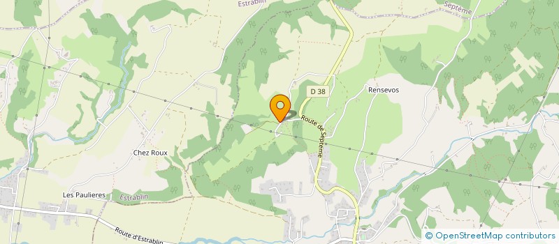 localisation de l'entreprise BERGERIE DES GUETTIERES  MOIDIEU-DETOURBE