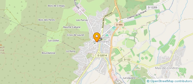 localisation de l'entreprise BERGERIE DU CAPUCIN à LAURET