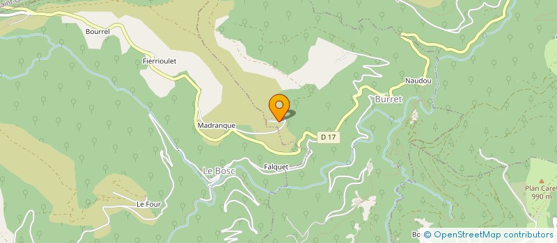 localisation de l'entreprise BERGERIE DU COURTAL à LE BOSC