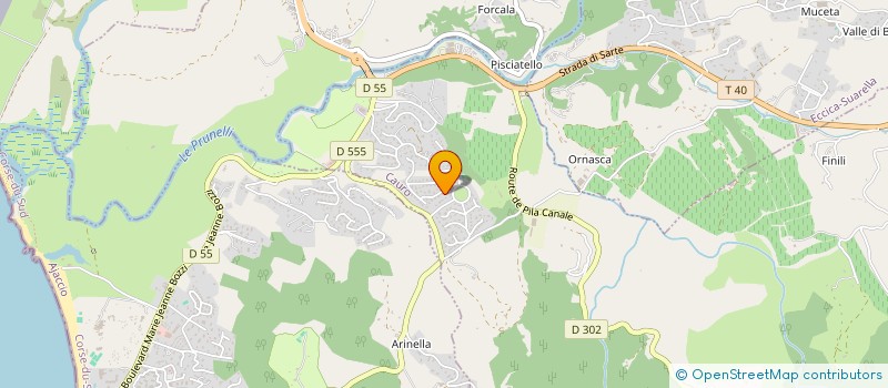 localisation de l'entreprise BERGERIE DU PRUNELLI à CAURO