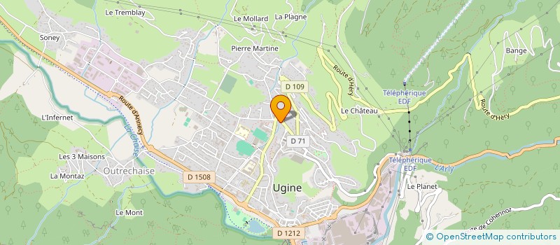 localisation de l'entreprise BERGERIE LA PALETTE  COHENNOZ